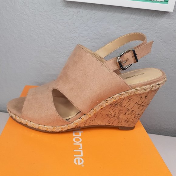 New liz Claiborne  wedges size 9 - Picture 3 of 7